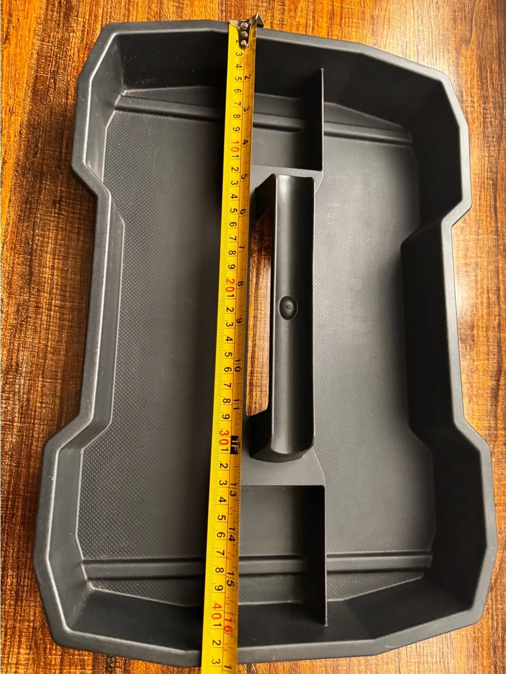 New Black Plastic Utility Cleaning Tool Caddy Tray Box with Handle